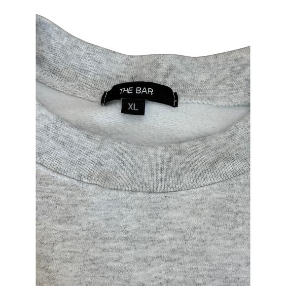 The BAR Ember Sweatshirt Grey Brown Embroidered Size XL - Picture 7 of 9